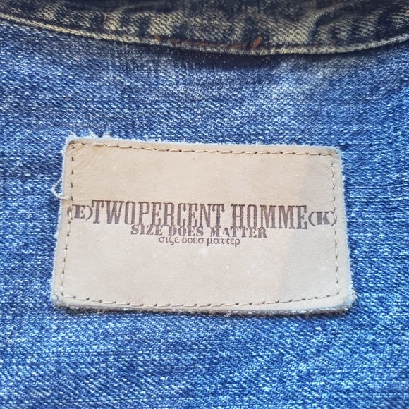 Two Percent Homme Women’s Denim Jacket - Picture 7 of 14